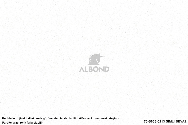 Albond 70-S606-0213 Simli Beyaz